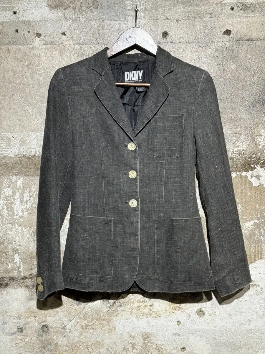 DKNY Washed Linen Jacket